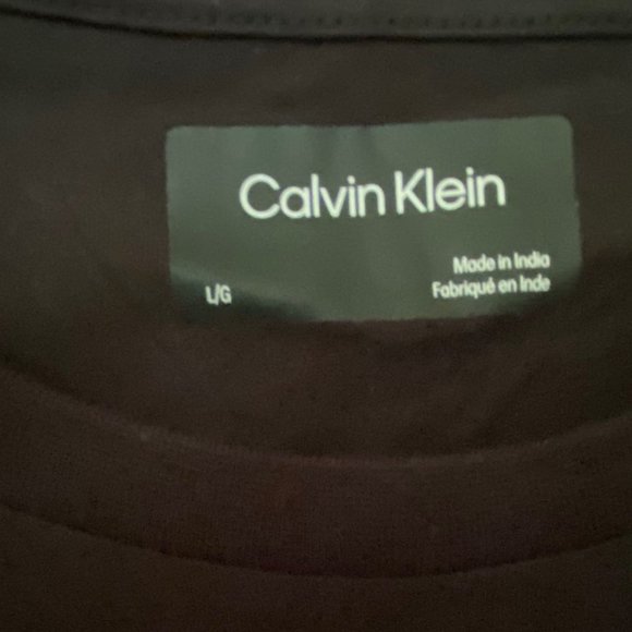 CALVIN KLEIN BLACK PREMIUM LOGO T SHIRT SZ L NWT - Picture 3 of 4